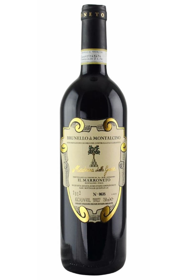 Il Marroneto Madonna dekke Grazue Brunello di Montalcino