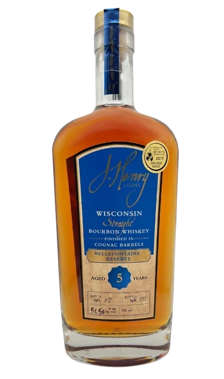 J. Henry & Sons Bellefontaine Reserve 5 Year Bourbon 750ML