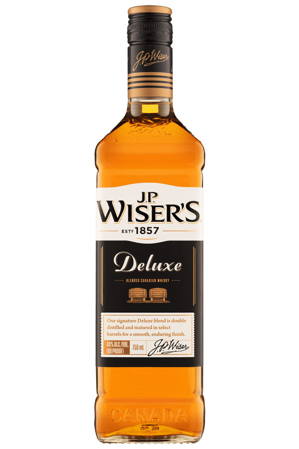 J.P. Wiser's Deluxe Canadian Whisky 750ML | Gold Medal – The Liquor Barn