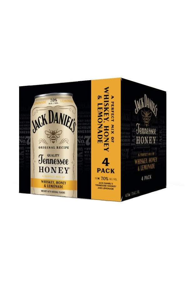 Jack Daniel's Honey & Lemonade 4Pk | 7% ABV Tennessee RTD – The