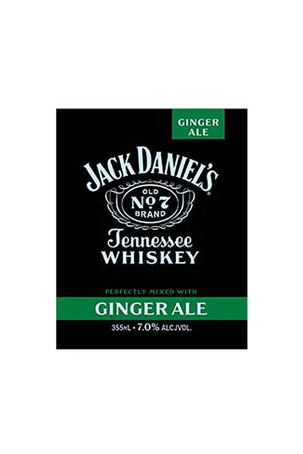 Jack Daniel's Whiskey & Ginger Ale 4Pk – The Liquor Barn