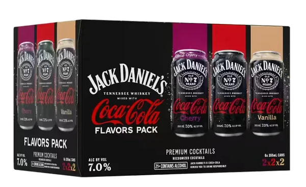 Jack Daniels Coca-Cola Flavors 6-Pack 12oz Cans | 7% ABV – The
