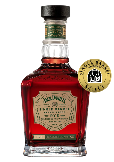 Jack Daniels Liquor Barn Single Barrel Barrel Proof Rye 750ML - Rye | Shop Online at The Liquor Barn