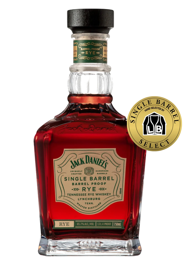 Jack Daniels Liquor Barn Single Barrel Barrel Proof Rye 750ML - Rye | Shop Online at The Liquor Barn