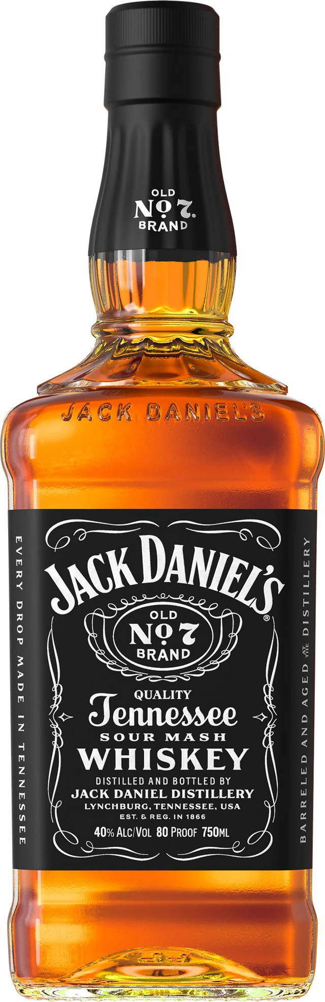 Jack Daniels Old No 7 Tennessee Whiskey 750ML - Whiskey | Shop Online at The Liquor Barn
