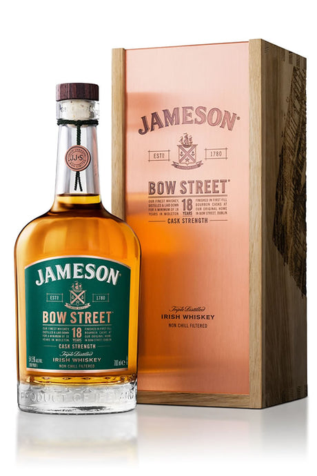 Jameson Irish Bow Street 18 Year Cask Strength Irish Whiskey