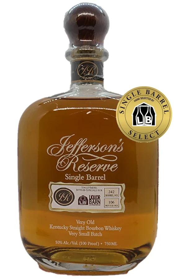 Jeffersons Reserve Liquor Barn Single Barrel Bourbon 750ML