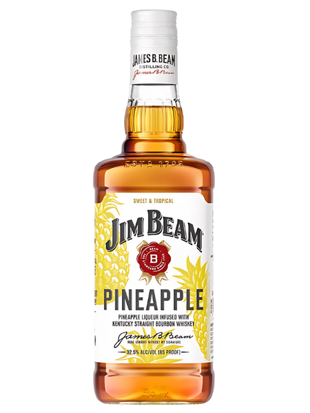 Jim Beam Pineapple 750ML | Bourbon-Based Tropical Whiskey – The