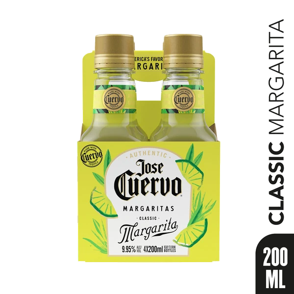 Jose Cuervo Authentic Margarita 4Pk 200ML