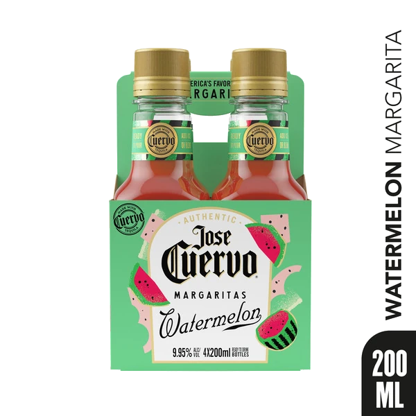 Jose Cuervo Authentic Margarita Watermelon 4Pk 200ML