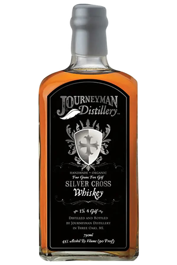 Journeyman Silver Cross Whiskey 750ML | Four-Grain Organic – The
