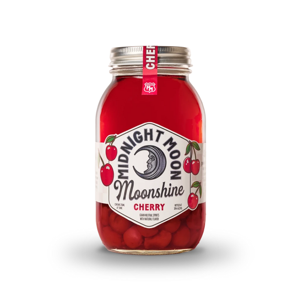 Midnight Moon Cherry Moonshine – Infused Corn Whiskey with Real