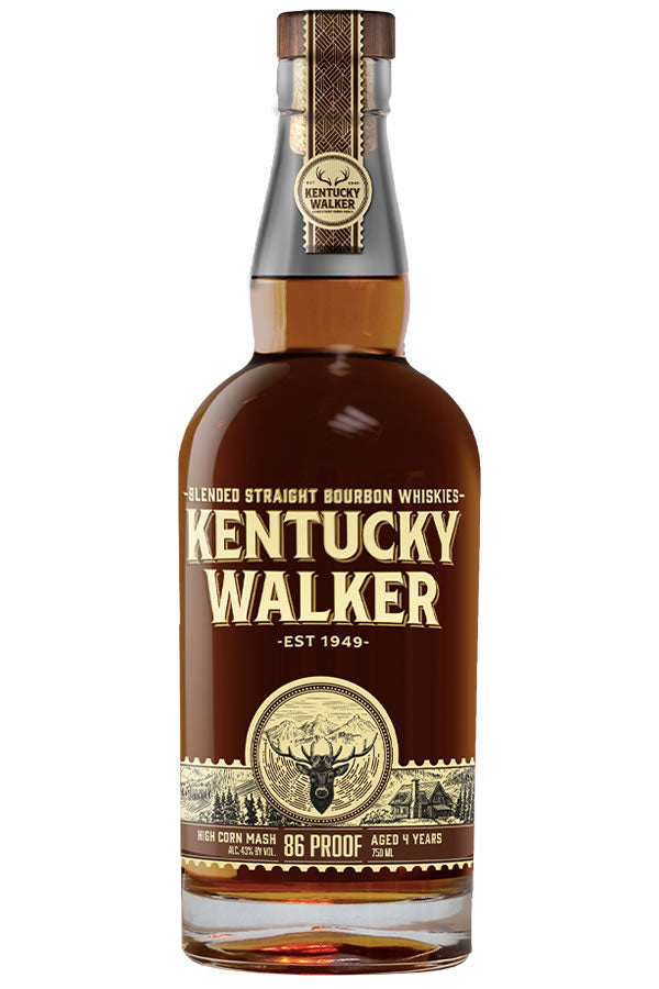 Kentucky Walker Bourbon 750ml | Four-Grain Kentucky Straight – The