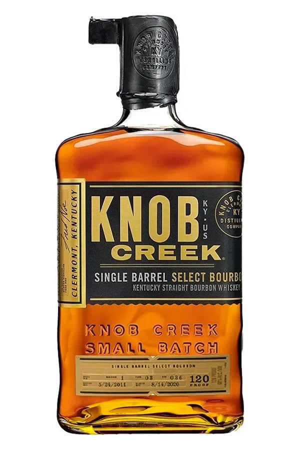 Knob Creek Single Barrel 750ML | 9-Year 120 Proof Bourbon – The
