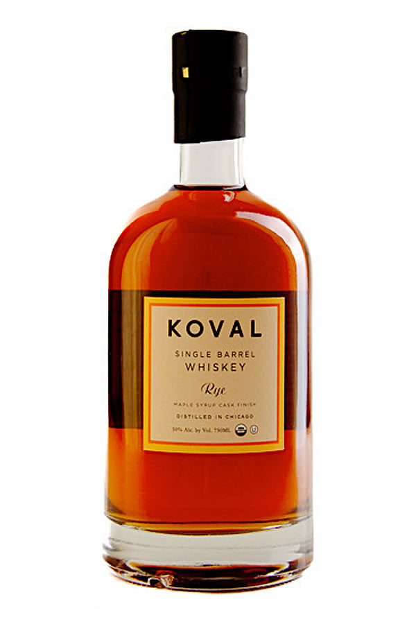 Koval Maple Syrup Cask Finish Rye 750ML | 95-Point Organic Rye