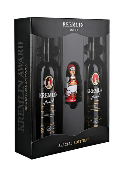 Kremlin Award Vodka 2PK 200ML Gift Set | Russian Grain – The