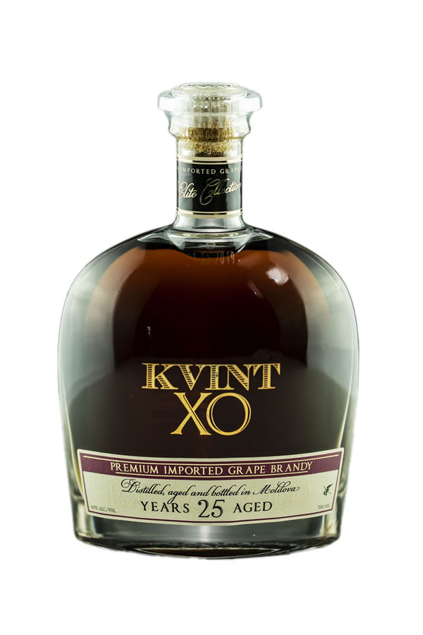 Kvint XO 25 Year Brandy 750ML | Limousin Oak-Aged Moldovan – The