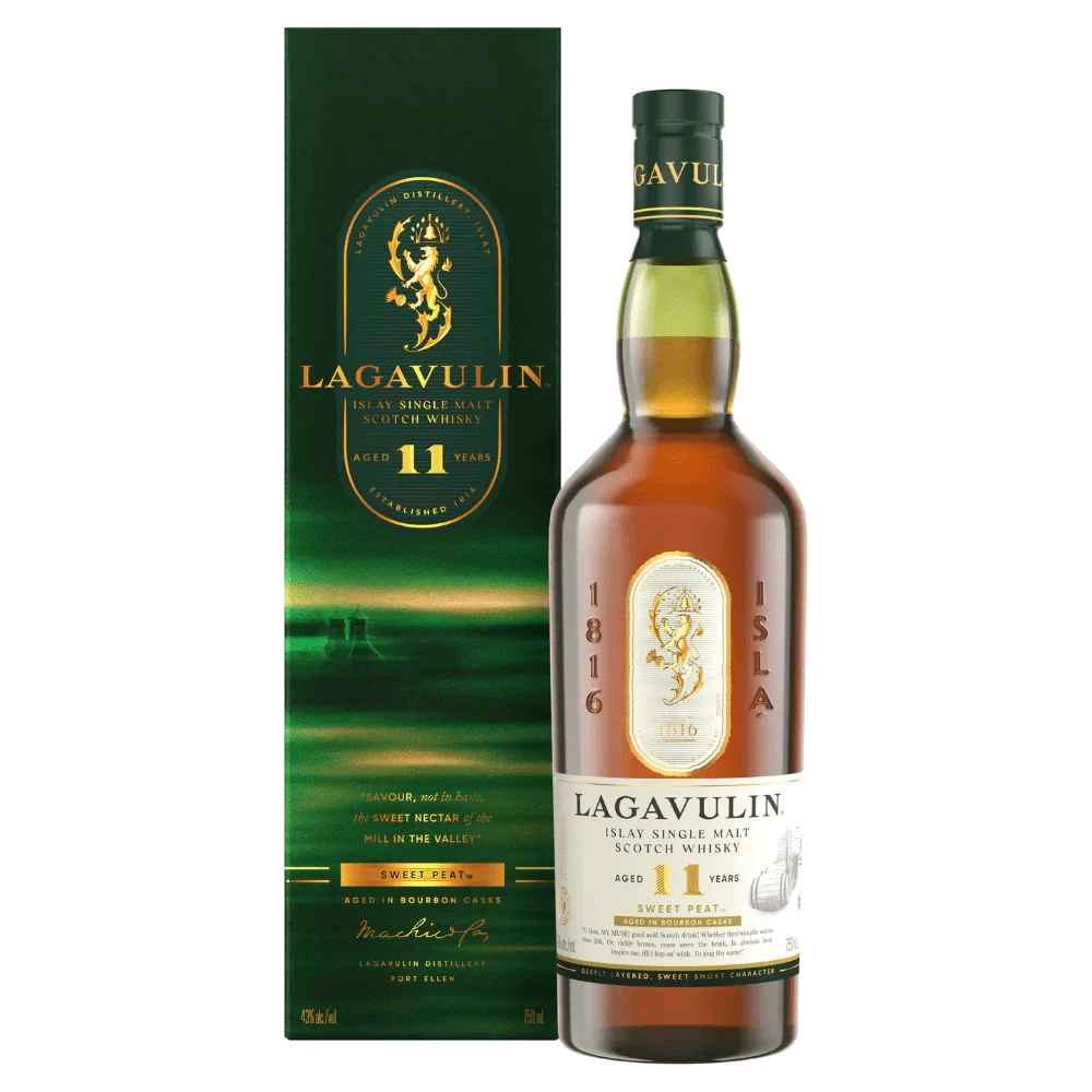 Lagavulin 11 Year Sweet Peat Single Malt 750ML - Single Malt Scotch | Shop Online at The Liquor Barn