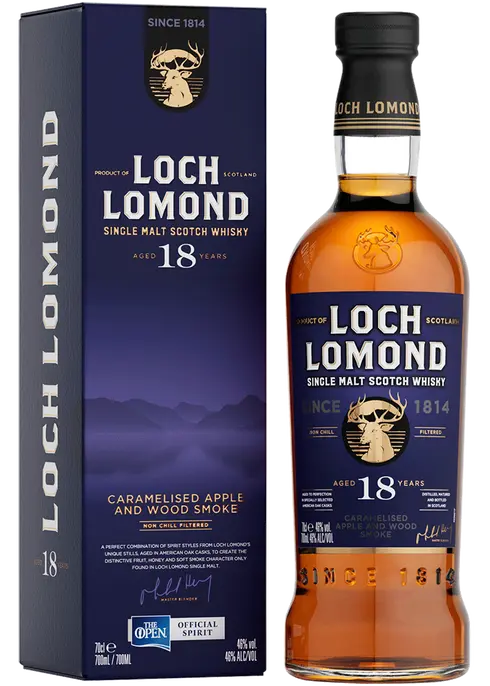 Loch Lomond 18 Year Scotch 750ML | Highland Single Malt – The