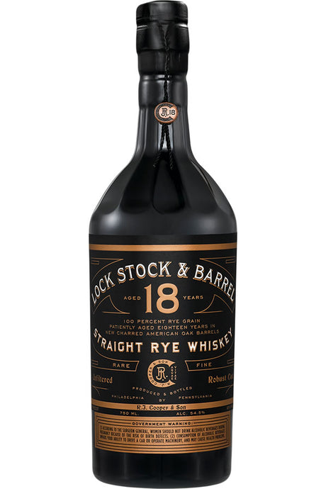 Lock, Stock & Barrel 18 Year Straight Rye