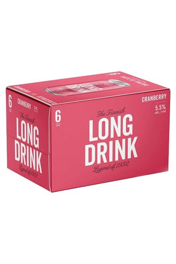 Long Drink Cranberry Cocktail 6PK | Gold Medal Gin RTD – The
