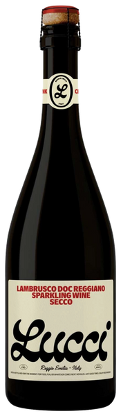 Lucci Lambrusco Secco 750ml | 91-Point Dry Sparkling Red – The