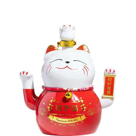 Lucky Cat Maneki Neko Japanese Whisky 750ML