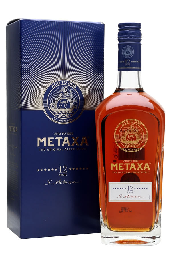 Metaxa 12 Star 700ml | Greek Brandy Aged in Limousin Oak – The