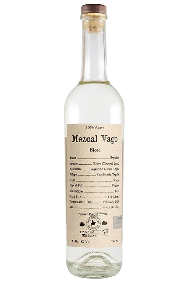 Mezcal Vago Elote by Aquilino Garcia