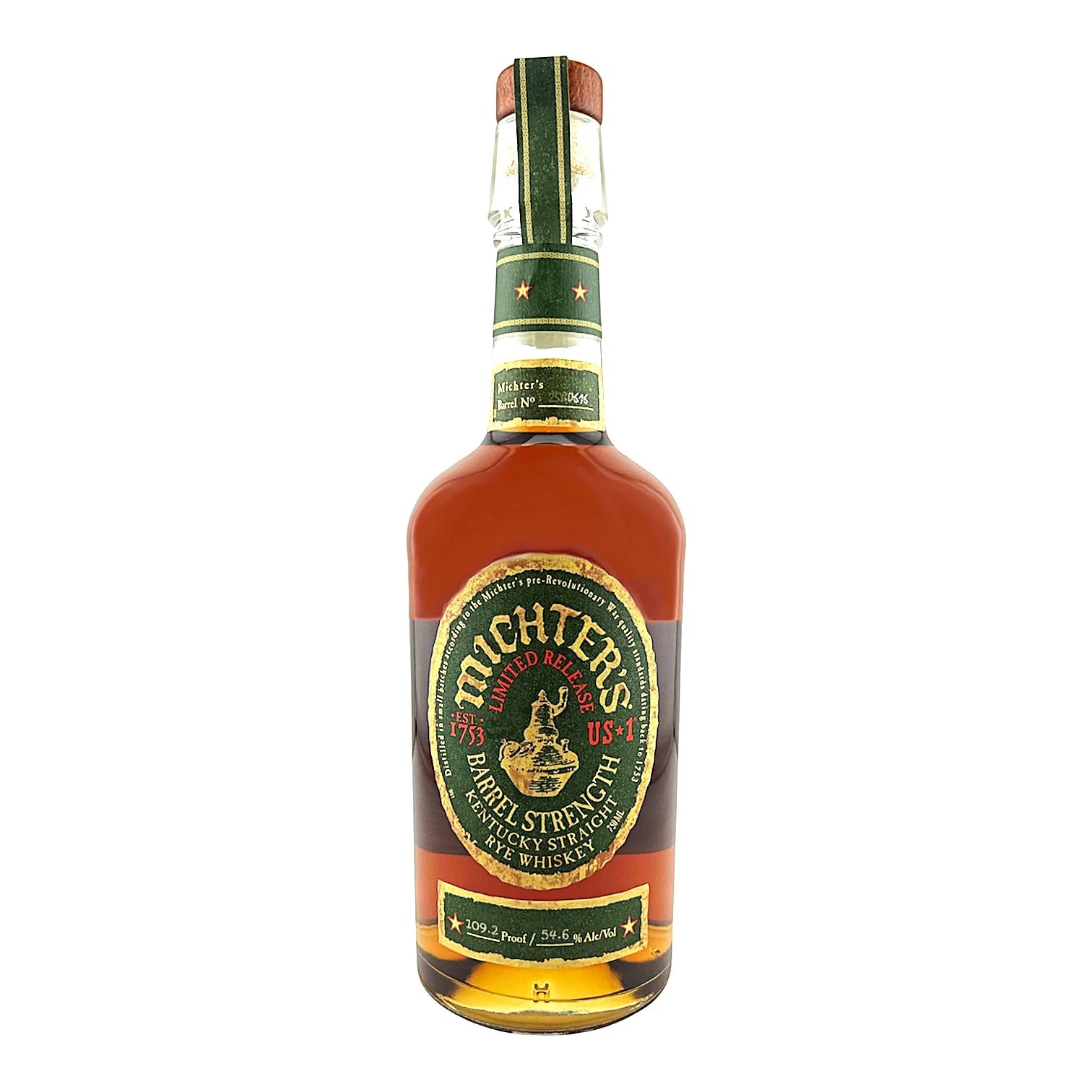 Michter's US-1 Barrel Strength ウイスキー Michter's US 1 Barrel Strength Rye 750ml | Single Barrel – The