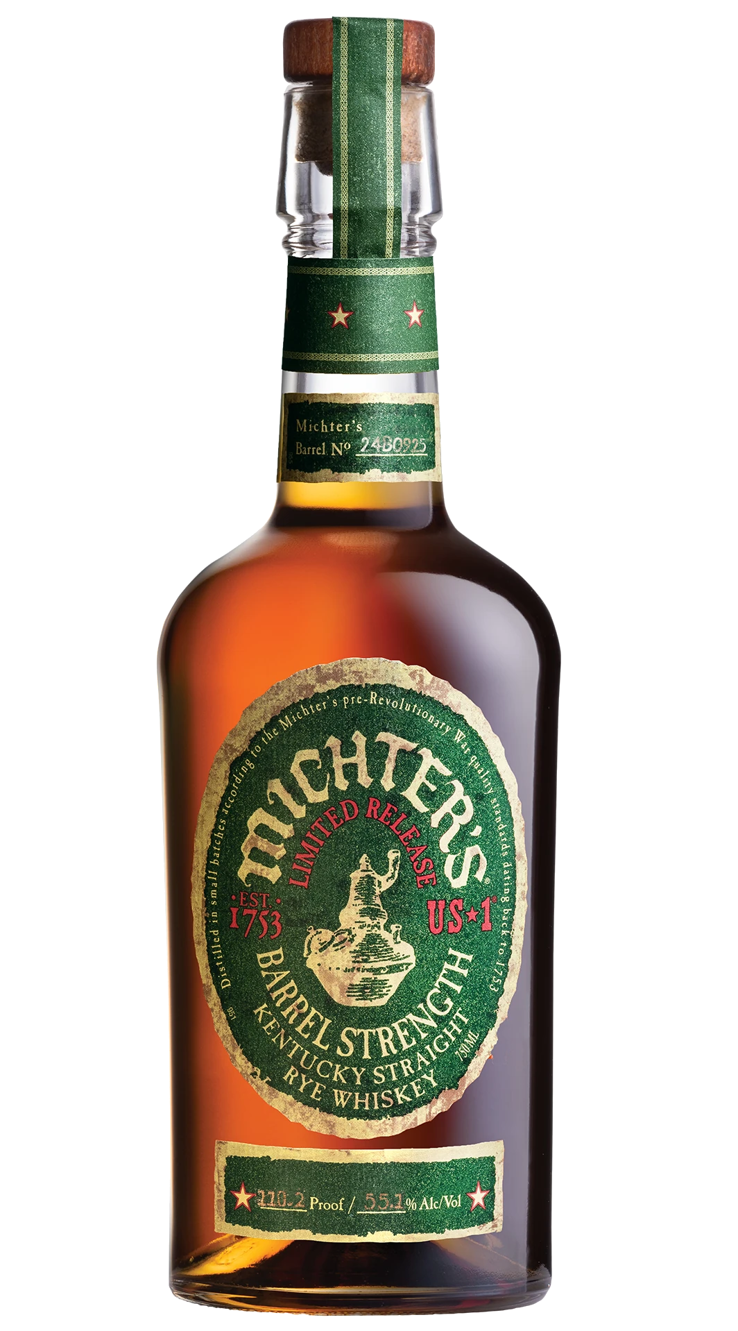 Michter's US 1 Barrel Strength Rye