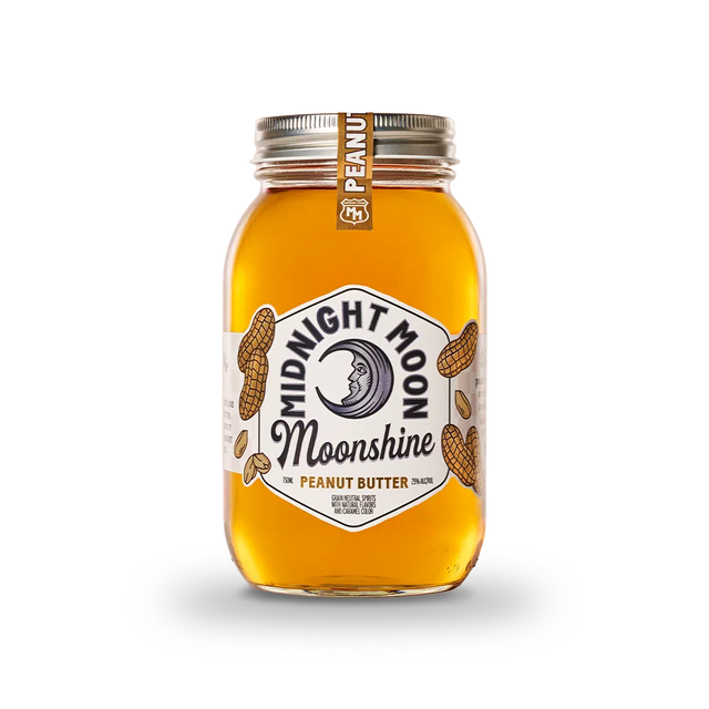 Midnight Moon Peanut Butter Moonshine 750ML - Flavored Whiskey | Shop Online at The Liquor Barn