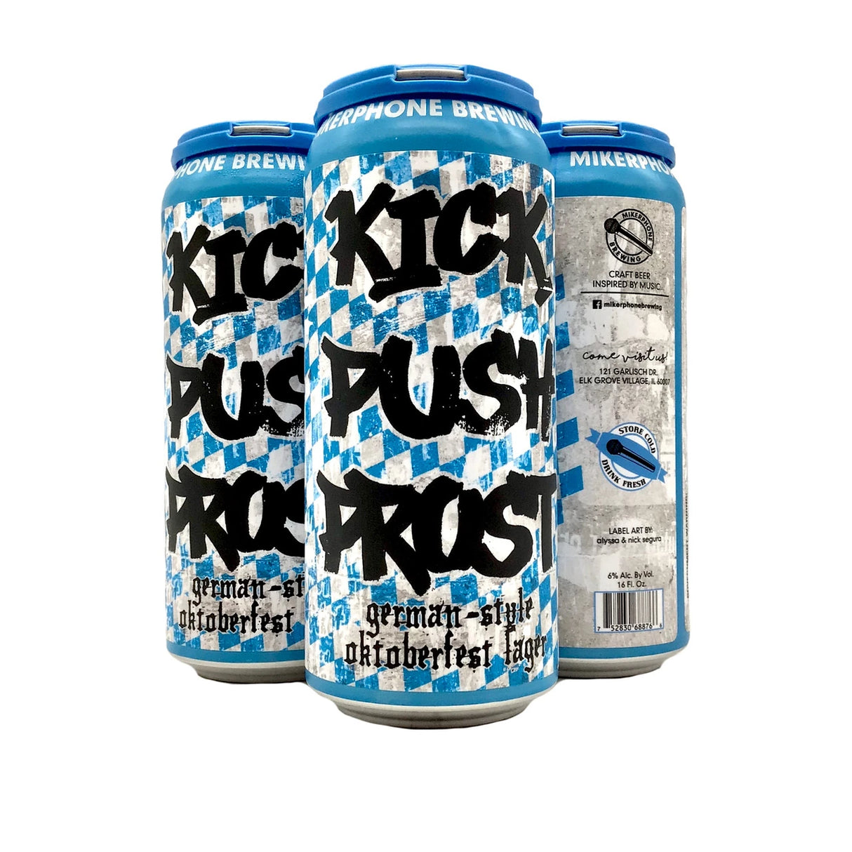 Mikerphone Kick Push Prost 4Pk