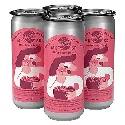 Mikkeller Raspberry Blush 4Pk | Berliner Weisse w/ Coffee – The Liquor Barn