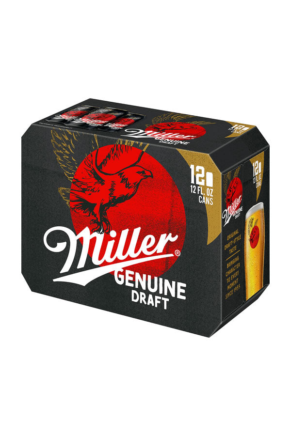 Miller Genuine Draft 12Pk Cans | Cold-Filtered Lager – The Liquor Barn