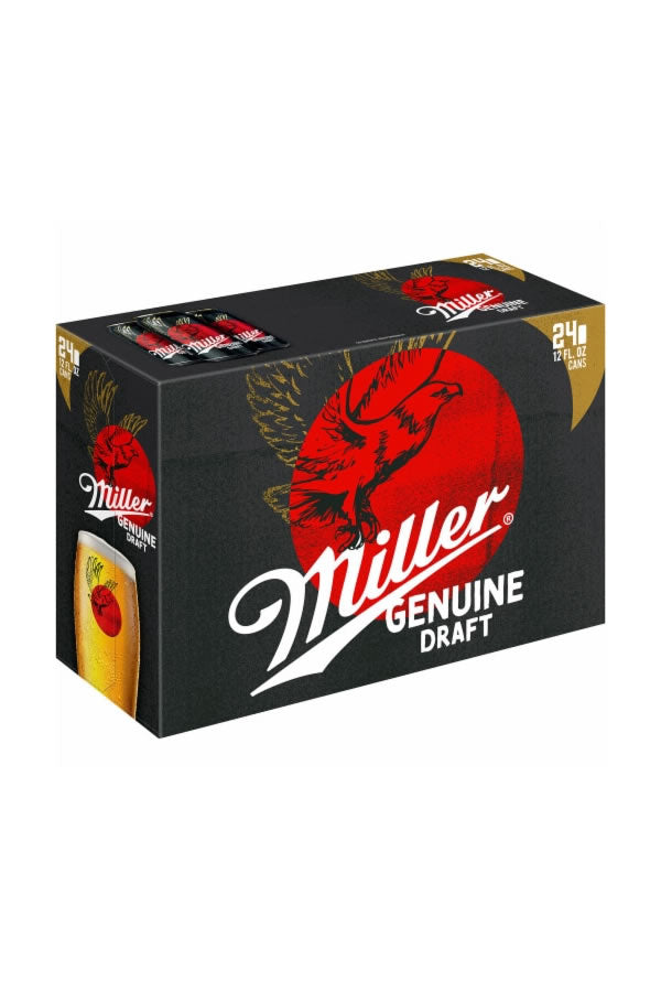 Miller Genuine Draft 24Pk Cans | 4X Cold-Filtered Lager – The