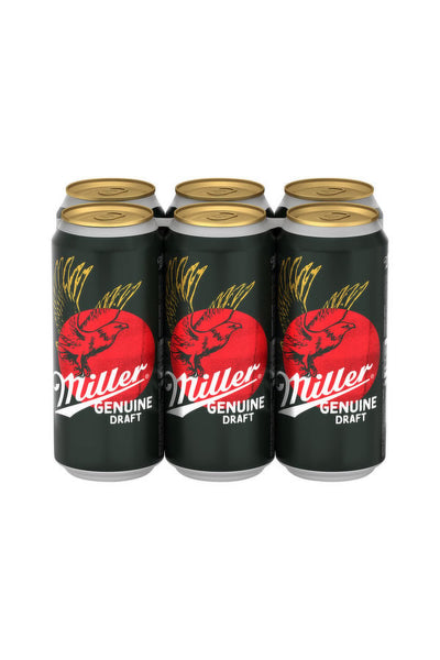 Miller Genuine Draft 6Pk Cans | 4X Cold-Filtered Lager – The
