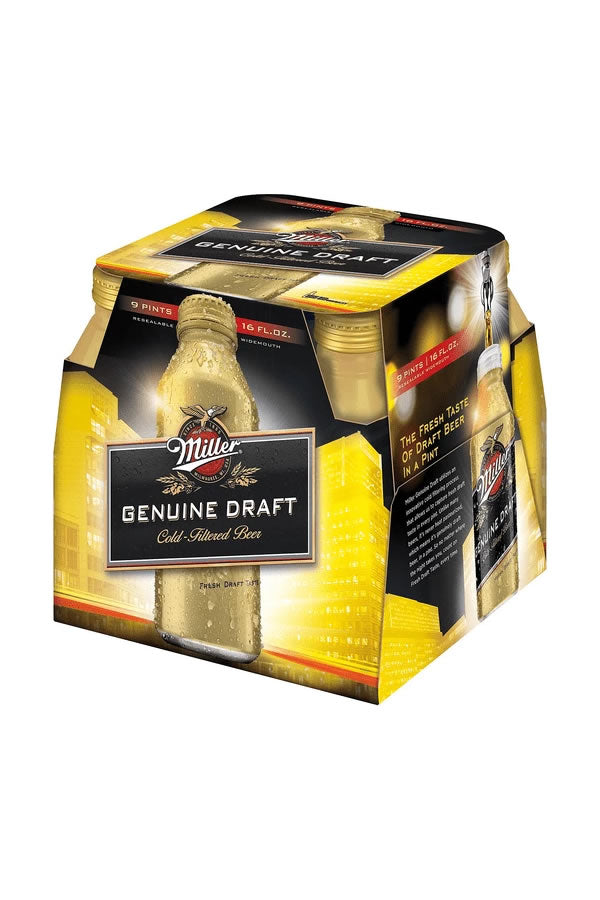 Miller Genuine Draft 9Pk Aluminum | Cold-Filtered Lager – The