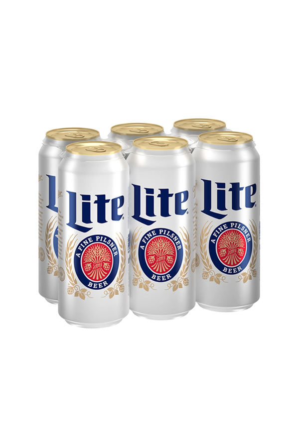 Miller Lite 6-Pack Cans | Award-Winning American Light Lager – The