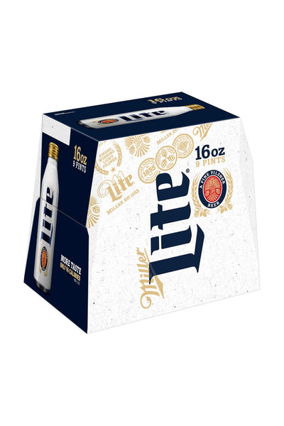 Miller Lite 9Pk Aluminum Bottles | Gold Medal Light Lager – The
