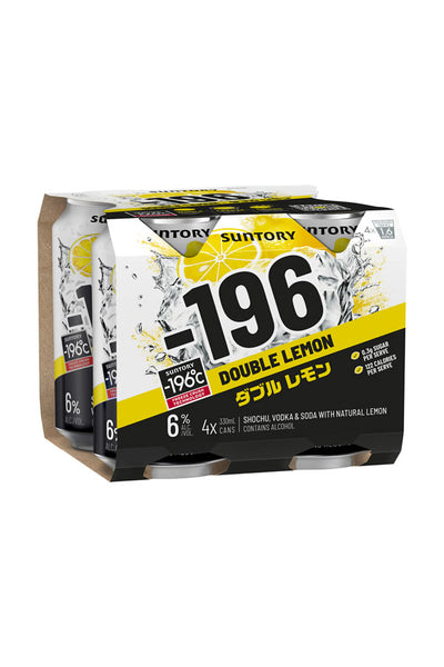Minus 196 Lemon Vodka Seltzer 4Pk | Freeze Crush RTD – The Liquor Barn