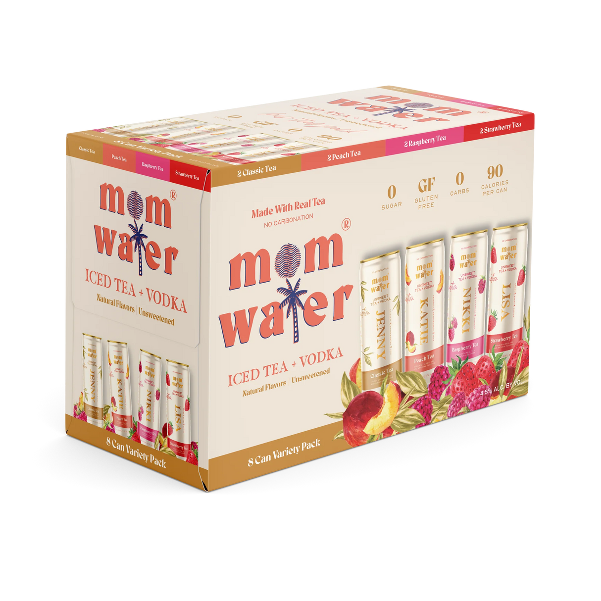Mom Water Bes-Teas Variety 8Pk - Premixed Cocktail | Shop Online at The Liquor Barn