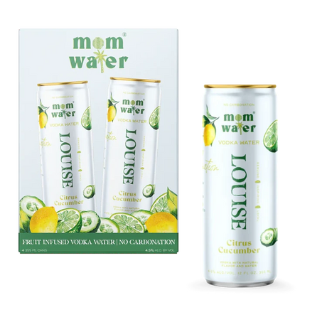 Mom Water Louise Citrus Cucumber 4Pk