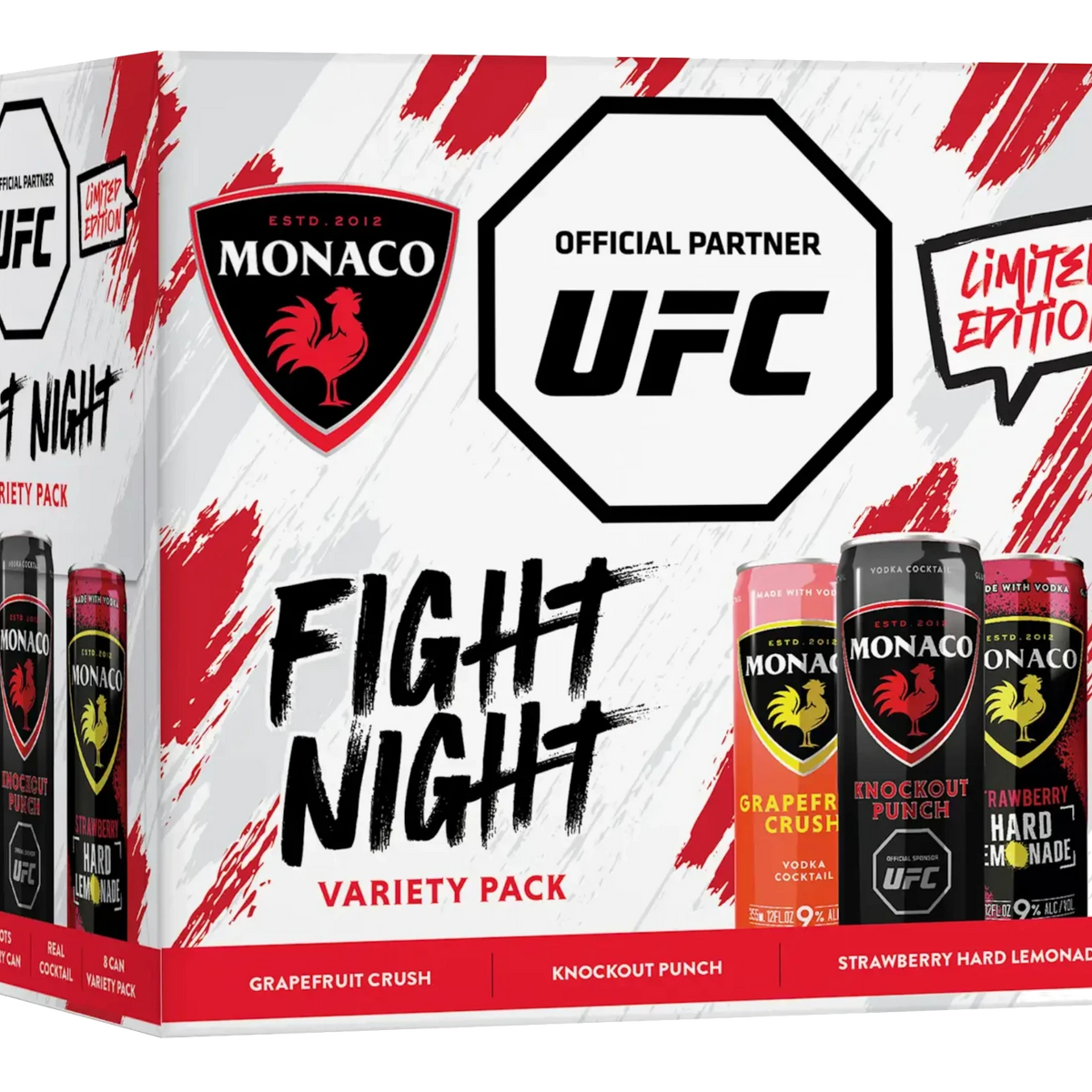 Monaco Fight Night Variety 6 Pack | 9% ABV Spirit-Based RTD – The ...