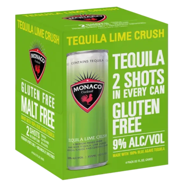 Monaco Lime Crush Tequila 4Pk