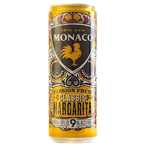 Monaco Passion Fruit Margarita 355ML | 9% ABV RTD Can – The Liquor