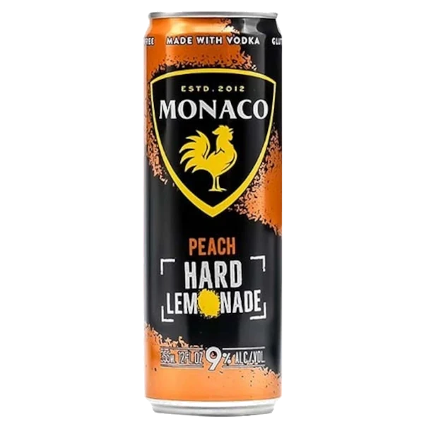 Monaco Peach Hard Lemonade 355ML
