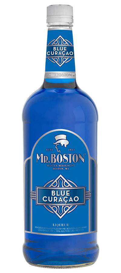 Mr. Boston Blue Curacao 750ML | Citrus Orange Liqueur – The Liquor