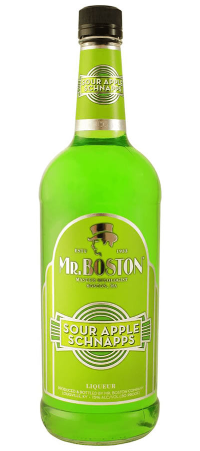 Mr Boston Sour Apple Schnapps