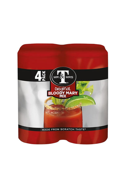 Mr & Mrs T Bloody Mary Mix 6Pk Can | 95% Juice Mixer – The Liquor Barn
